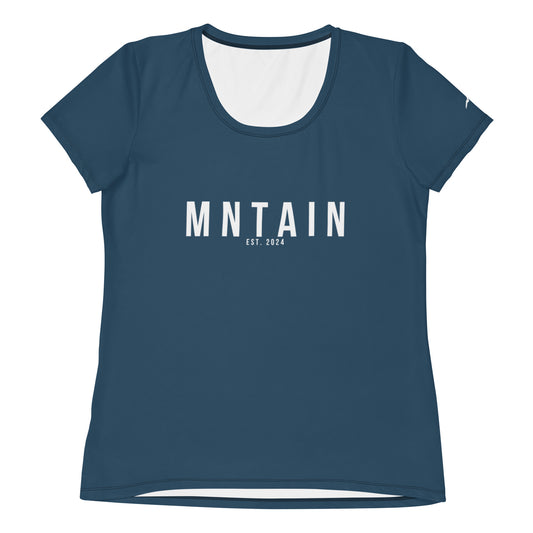 Women's Athletic T-shirt - MNTAIN