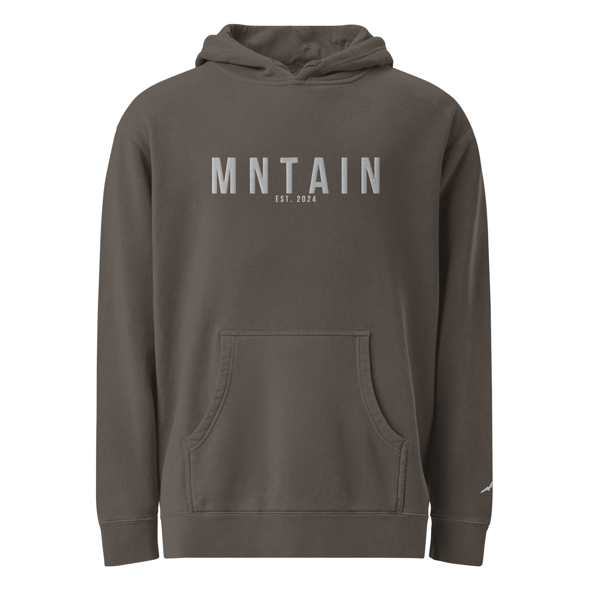 Unisex pigment-dyed hoodie - MNTAIN