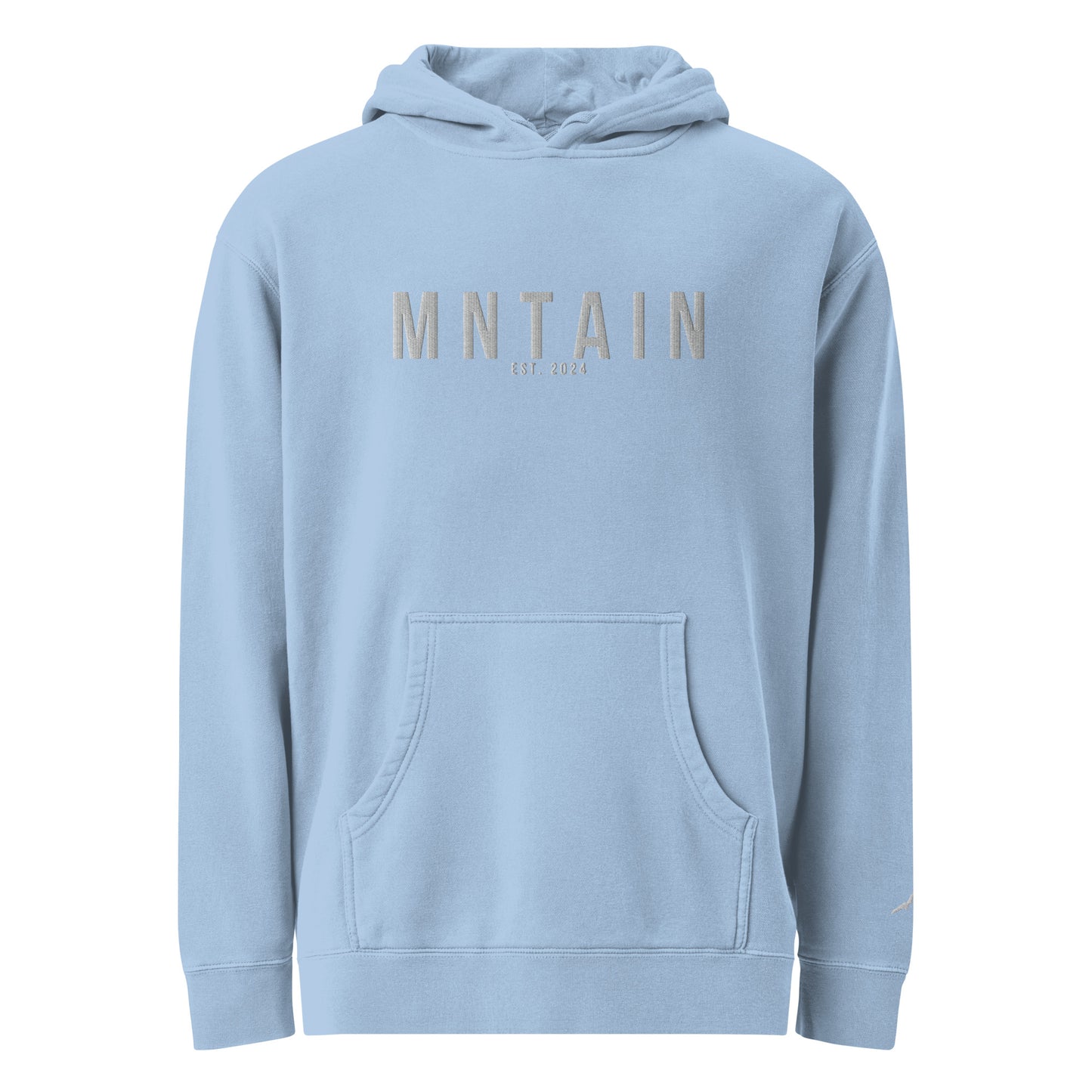 Unisex pigment-dyed hoodie - MNTAIN