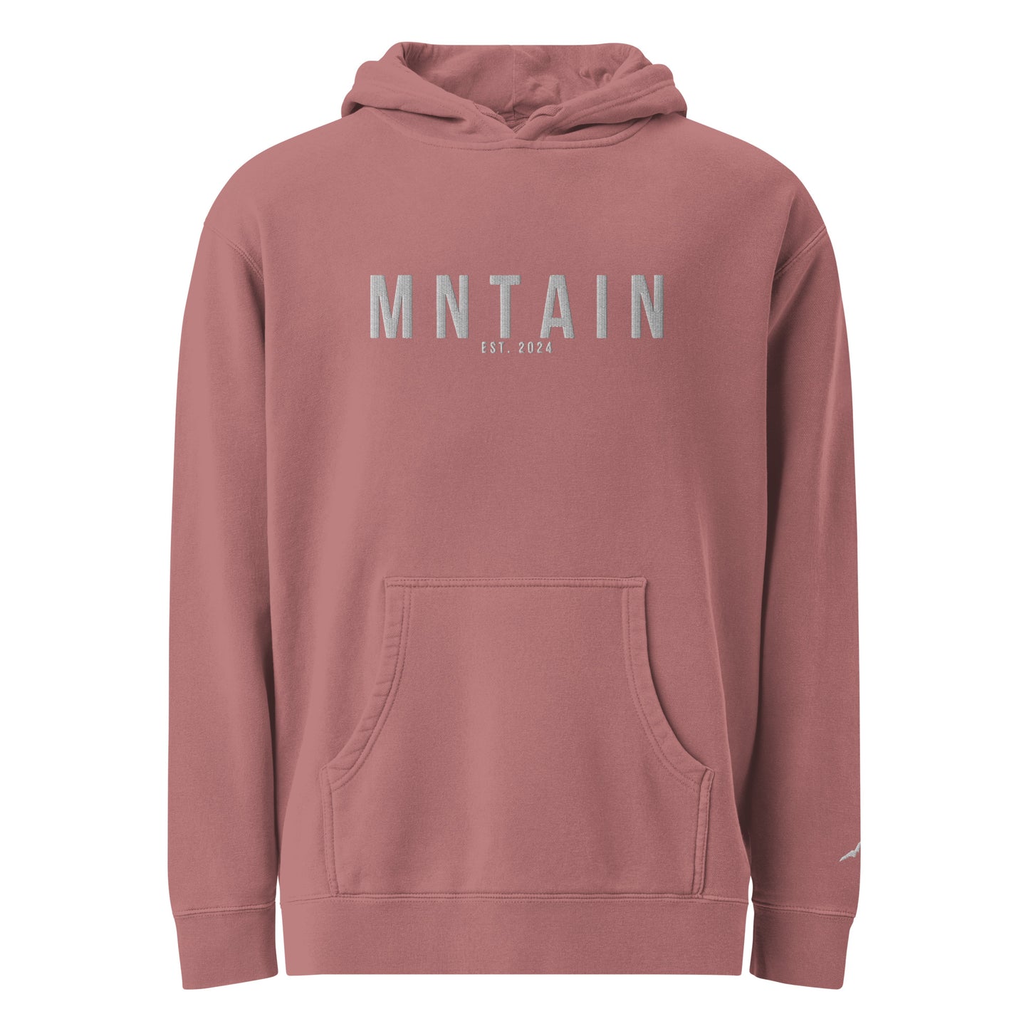 Unisex pigment-dyed hoodie - MNTAIN