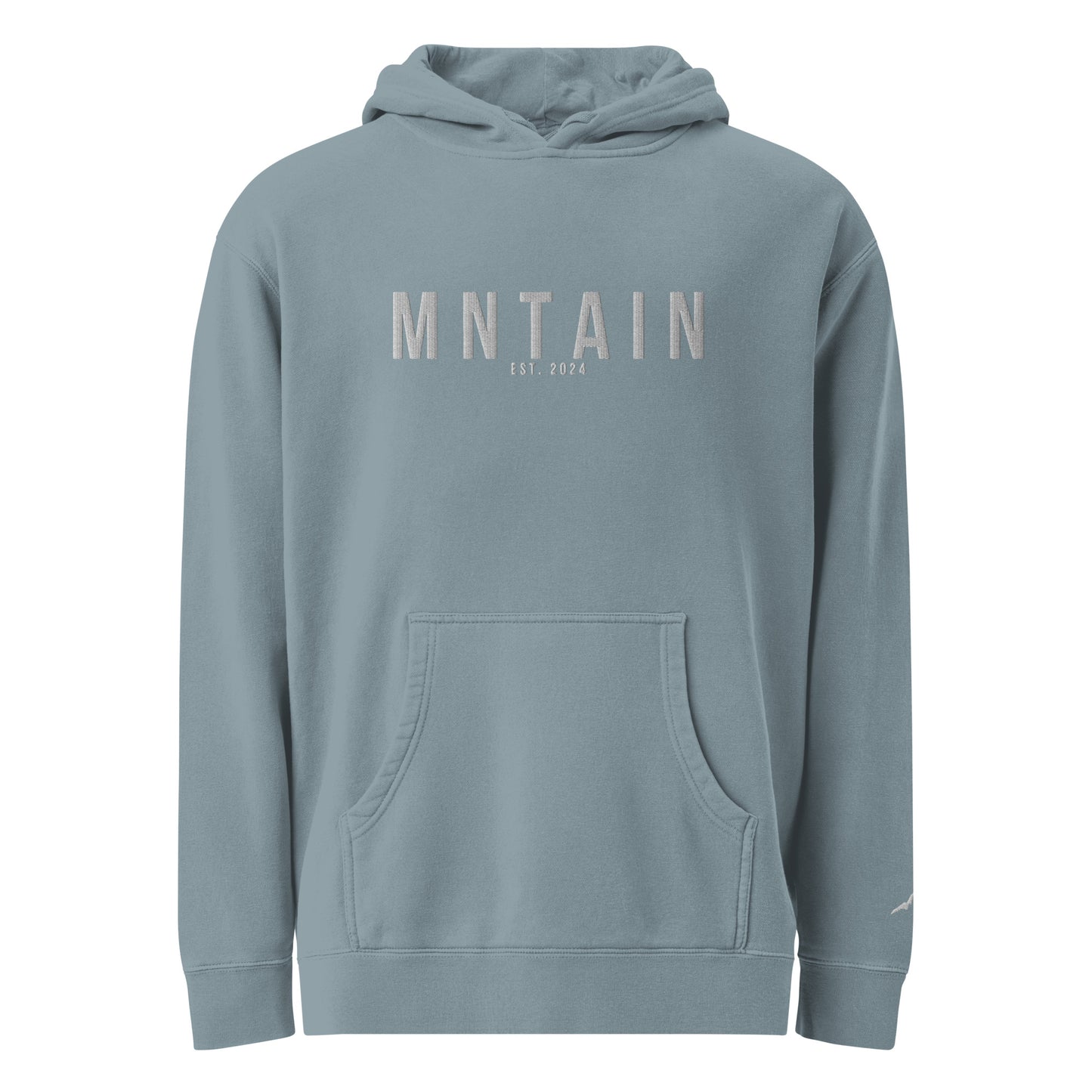 Unisex pigment-dyed hoodie - MNTAIN